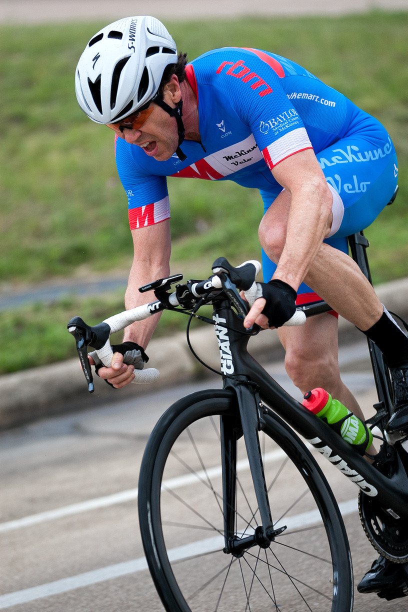 Bill racing in 2015 Texas State Criterium Championship